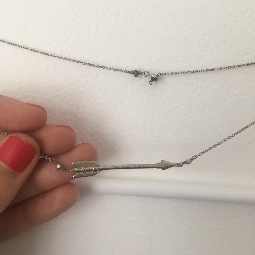 Anthropologie Arrow Necklace